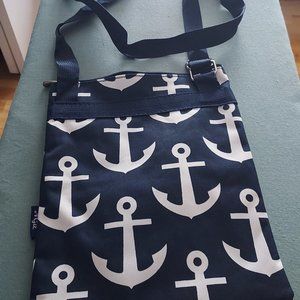 Canvas nautical, adjustable staps bag